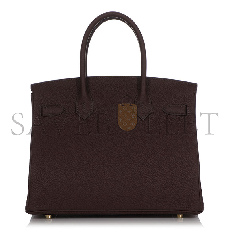 H**me5 master birkin 30 togo rouge sellier gold hardware (30*22*16cm)